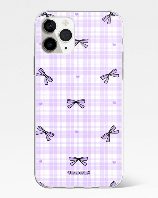 Purple Ribbon Doodles Phone Cover