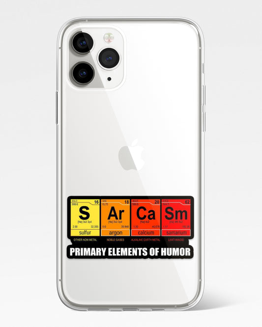 Sarcasm Elements Meme Transparent Phone Cover