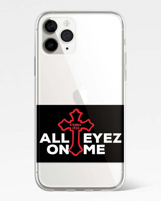 Watch Me Now Transparent Silicone Phone Cover