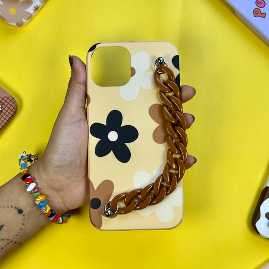 Chestnut Charm Brown Chain Phone Cover