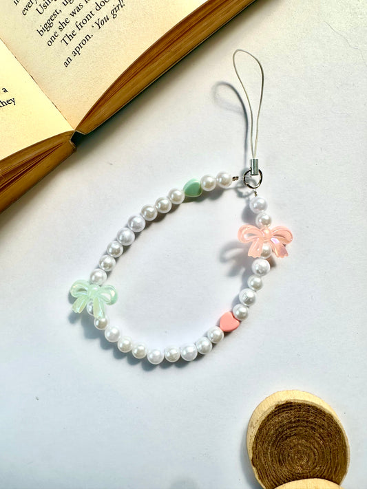 Bubblegum Mint Phone Chain Charm