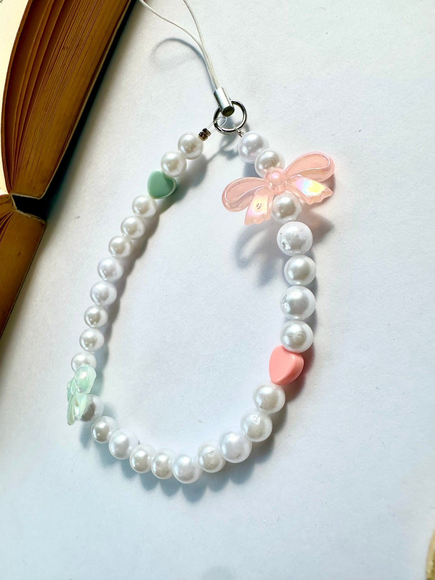 Bubblegum Mint Phone Chain Charm