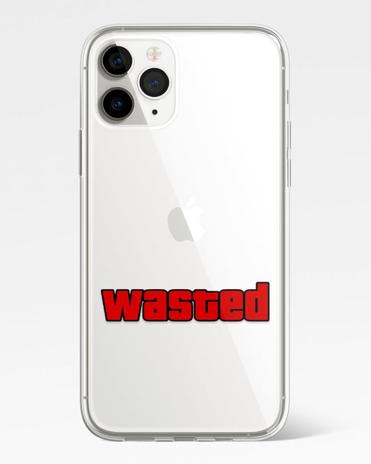 Wasted Transparent Phone Cover