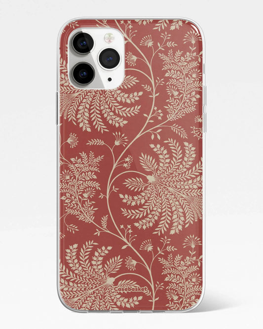 Terracotta Floral Elegance Phone Cover