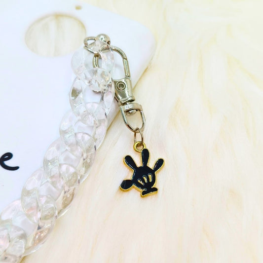 Charcoal Miki Phone Charm