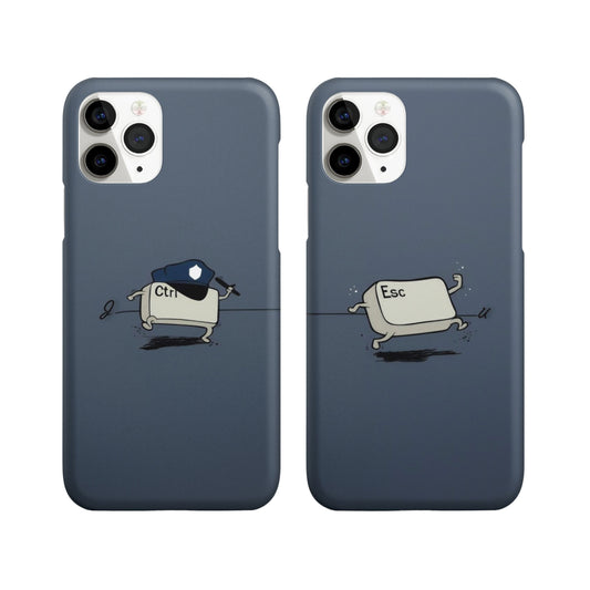 Keyboard Chemistry Couple Phone Cover