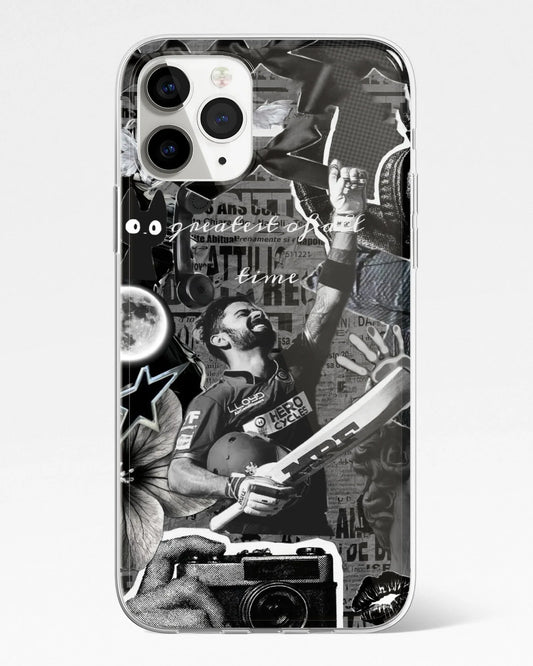 Monochrome King Kohli Phone Cover
