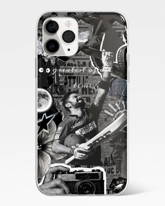 Monochrome King Kohli Phone Cover