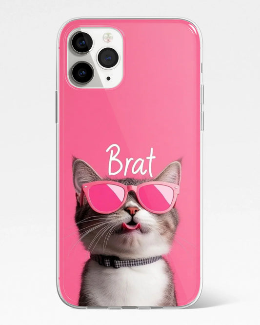 Pink Brat Kitty Phone Cover
