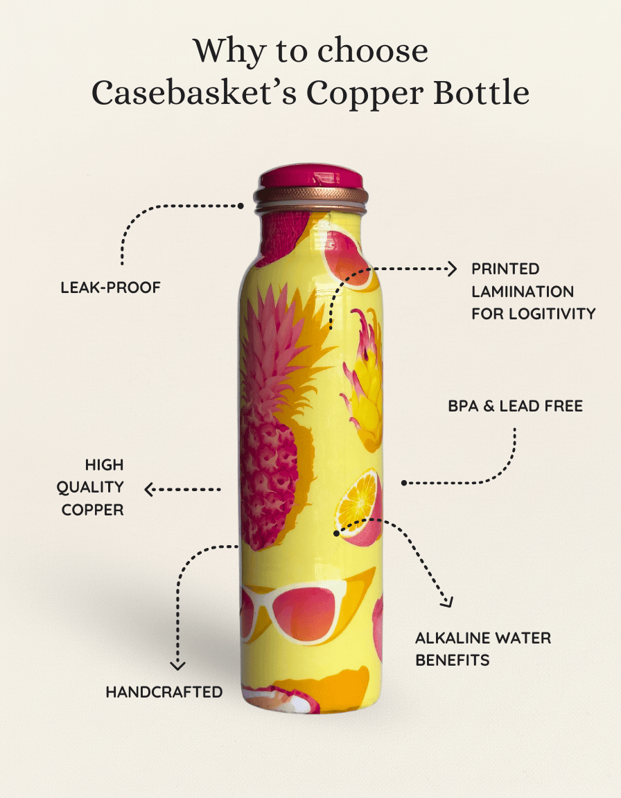 Summer Splash Copper Bottle