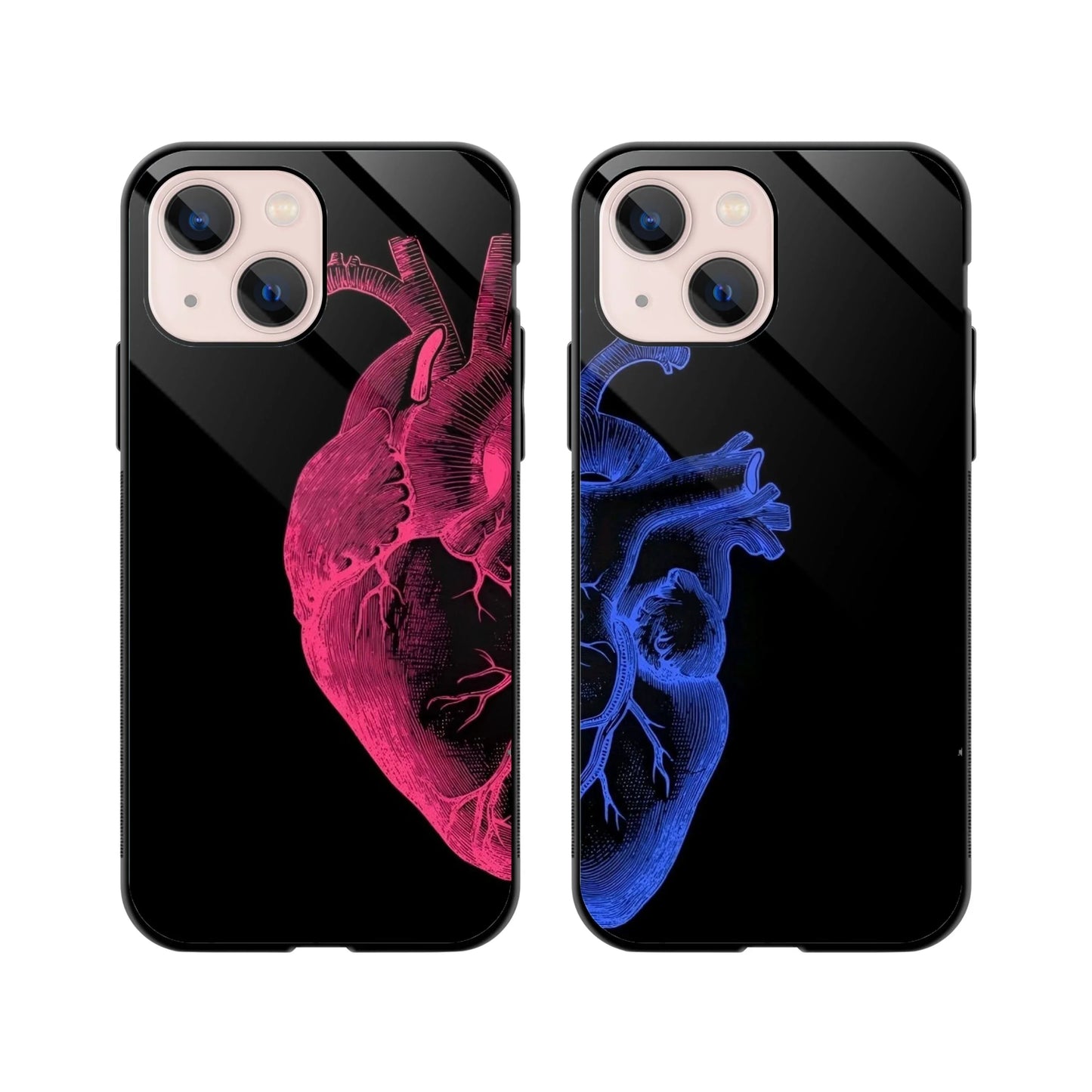 Two Halves, One Beat Couple Phone Cover
