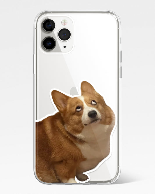 Bombastic Side Eye Meme Transparent Phone Cover