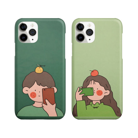 Apple of My Eye Couple Phone Cover
