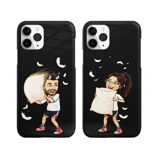 Partners in Pillow Crime Couple Phone Cover