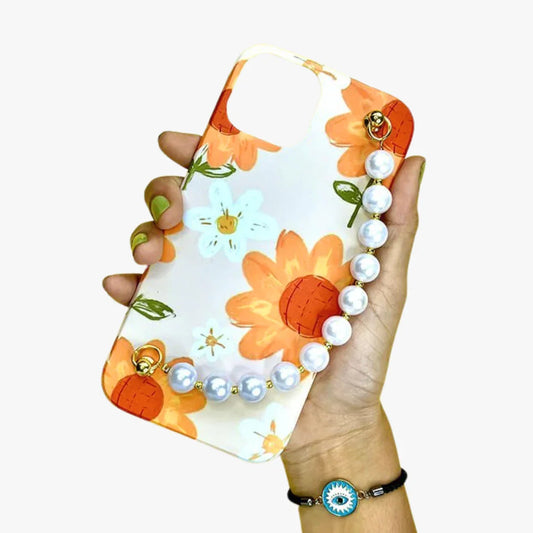 Amber Bloom Pearl Phone Cover