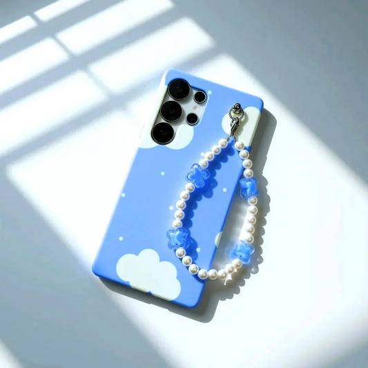 Clear Sky Bluepearl Fall Chain Phone Cover