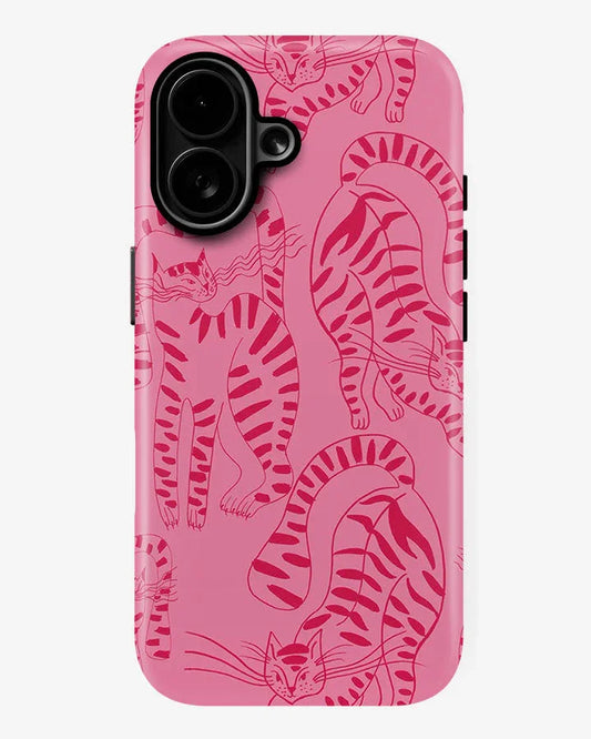 Feline Blush Glossy Armour Shell Phone Cover