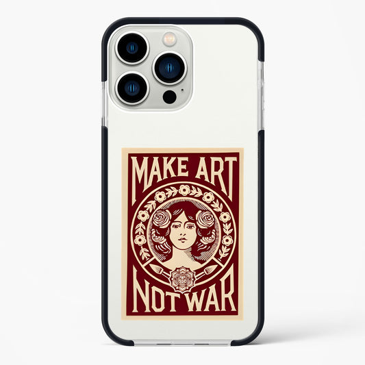 Make Art Not War Stride 2.0 Impact Phone Cover