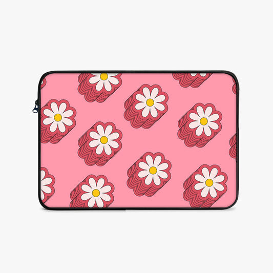 Floral Delight Print Laptop Sleeve