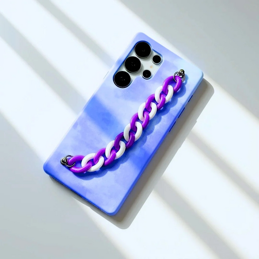 Lavender Spread Purple White Chain Phone Cover