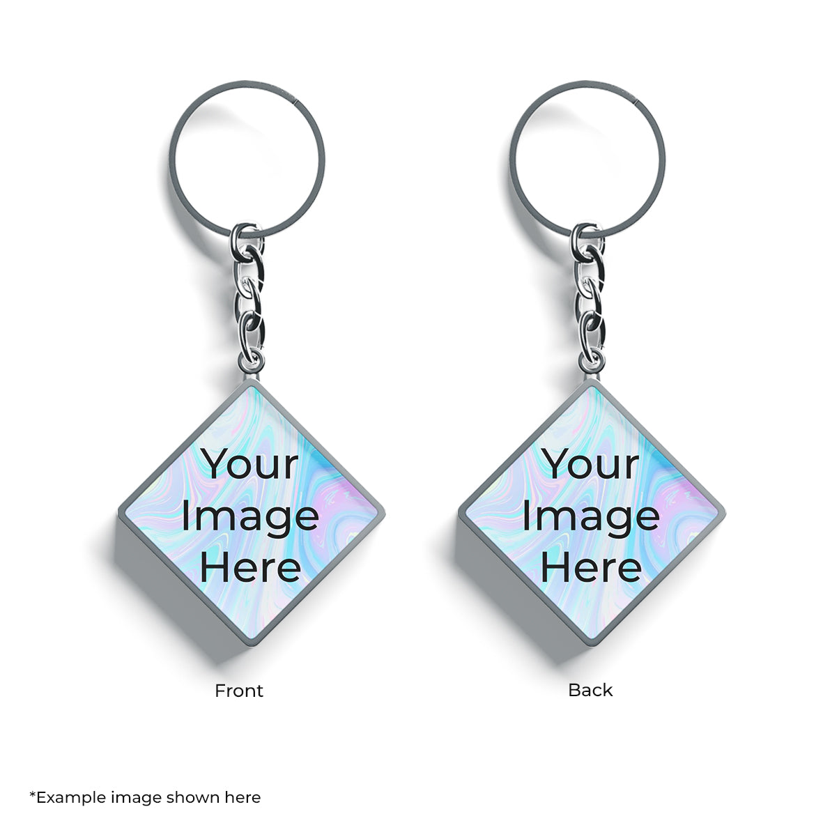 Personalized Custom Double-Sided Metal Keychain