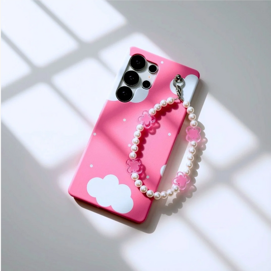 Pink Sky Pinkpearl Fall Chain Phone Cover