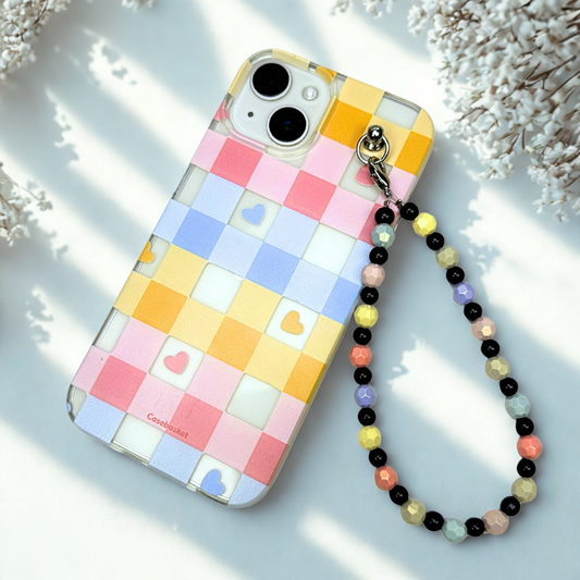 HeartRush Transparent Heartflowers Charm Phone Cover