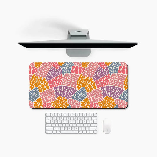 Groovin Doodle Print Desk Mat