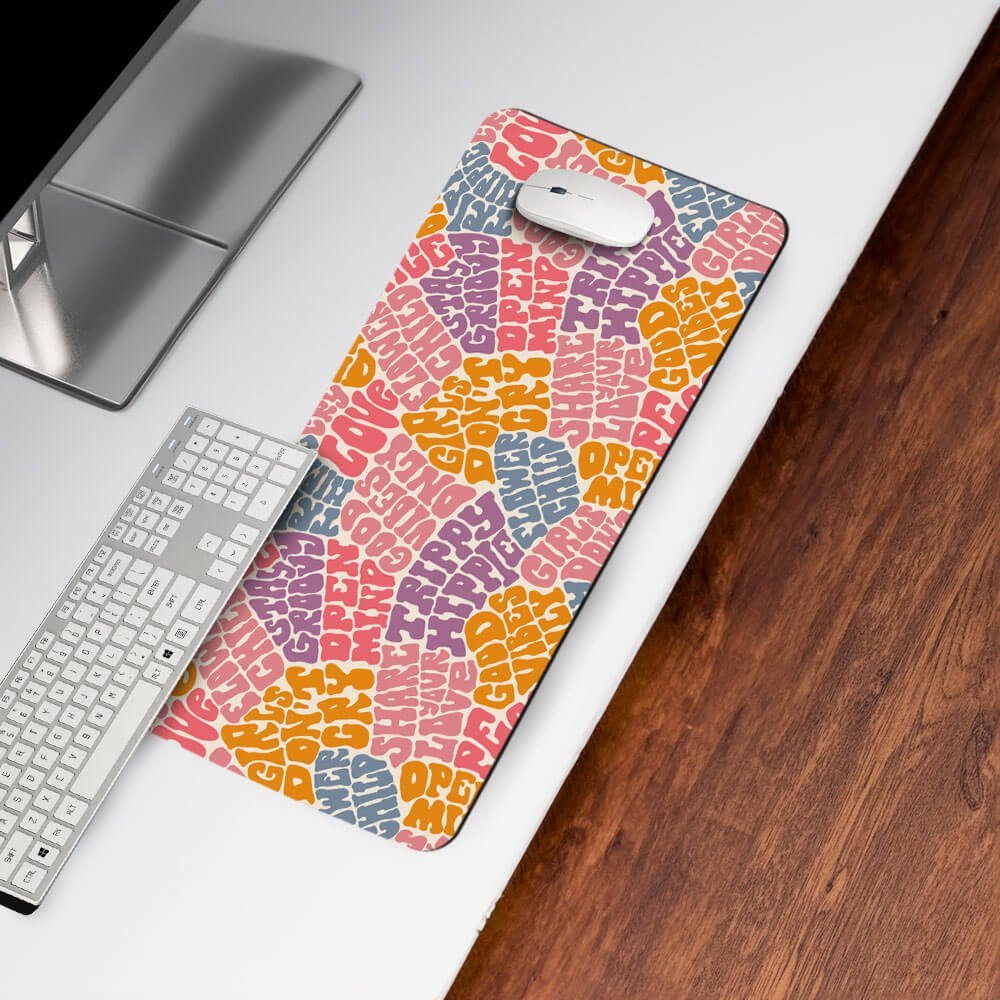 Groovin Doodle Print Desk Mat