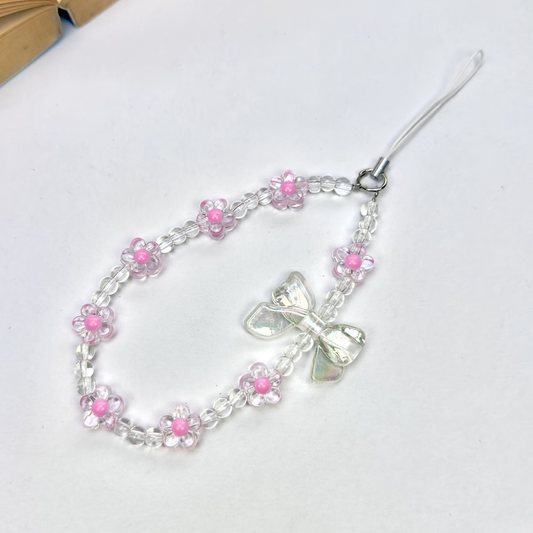 Baebow Rosé Phone Chain Charm