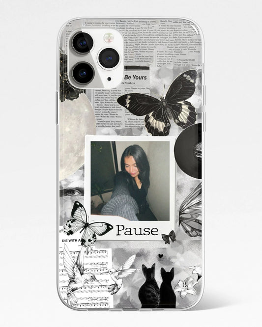 Shadow Butterfly Polaroid Phone Cover