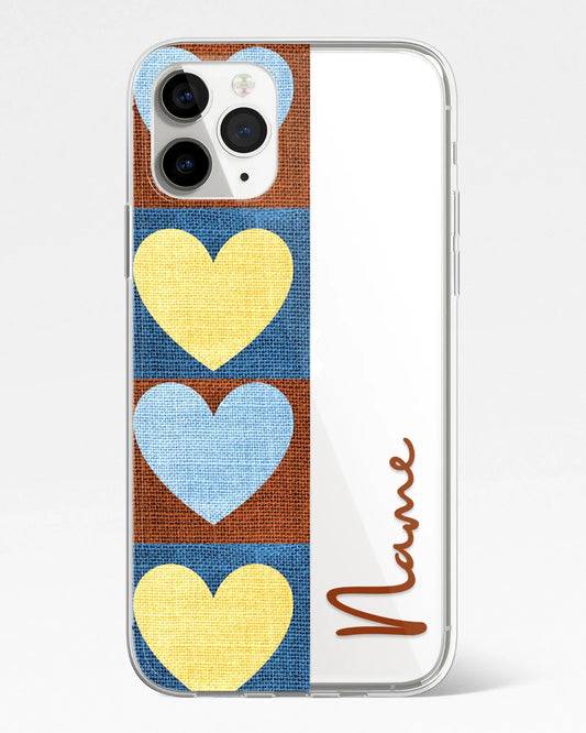 Cozy Canvas Transparent Silicone Phone Cover