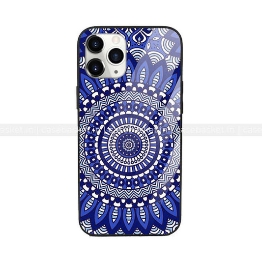 Indigo Mandala Glossy Phone Cover