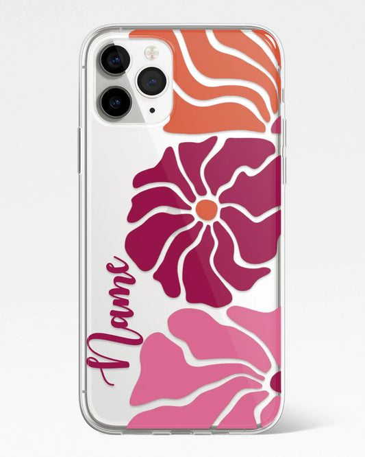 Petal Pop Transparent Silicone Phone Cover