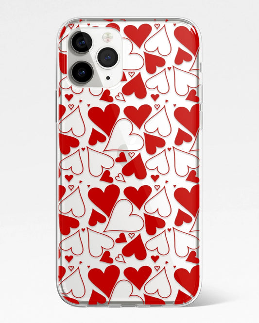 Love Overload Transparent Phone Cover