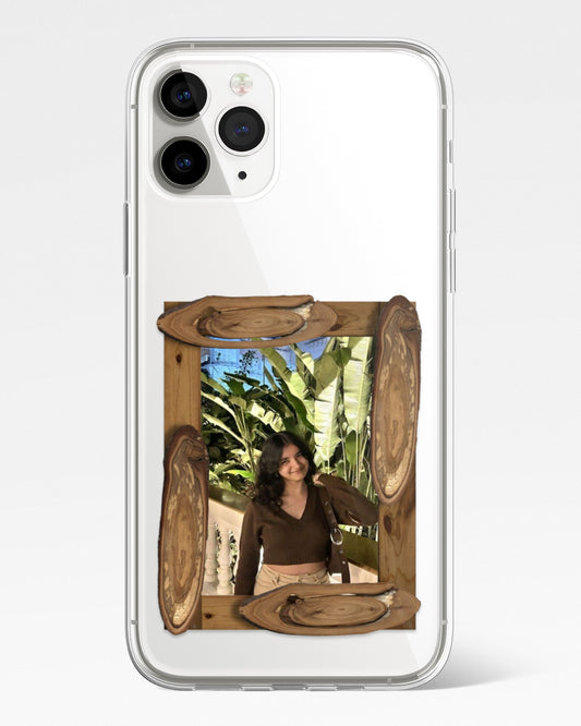 Woodland Polaroid Frame Transparent Silicone Cover