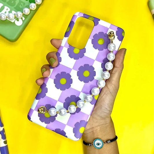 Purple FunkFlower Pearl Phone Cover