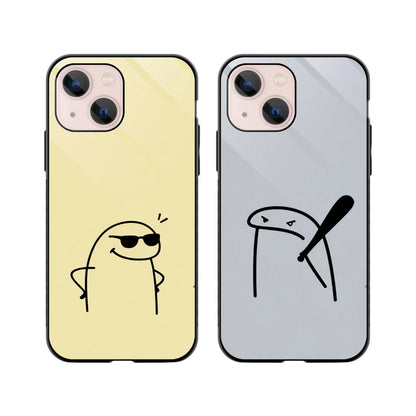 Love You… Don’t Test Me Couple Phone Cover
