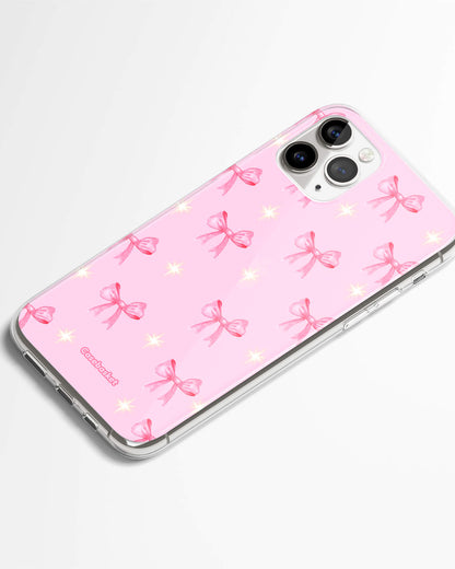 Pink Star Bow Aesthetic Phone Cover