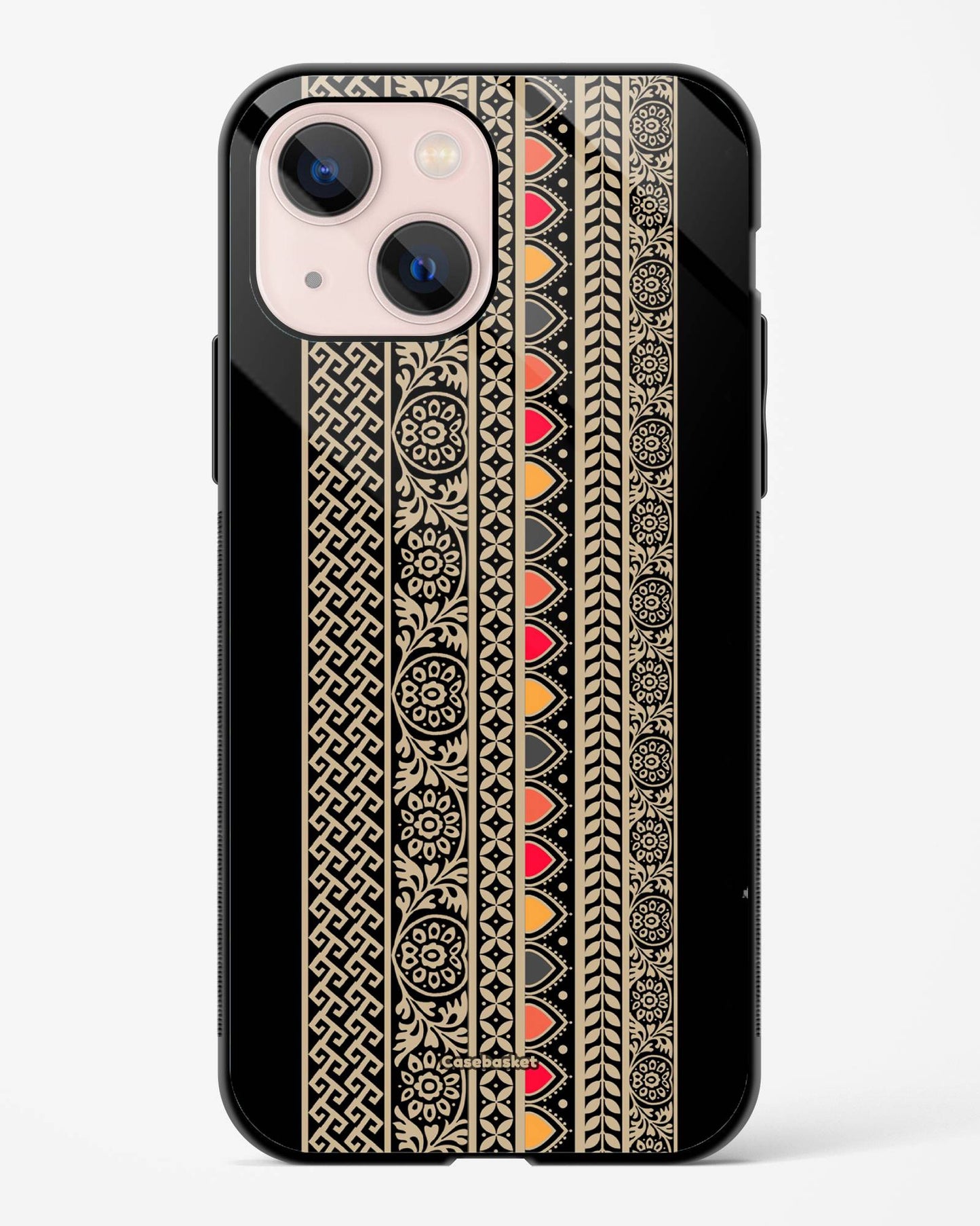Handloom Inspired Border Phone Cover
