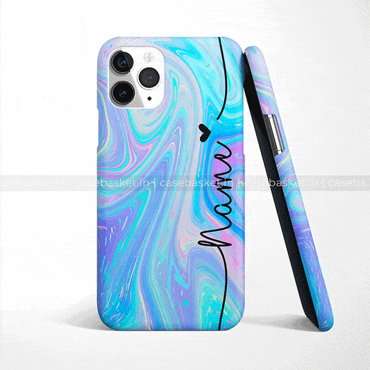 Fluid Mint Abstract Phone Cover