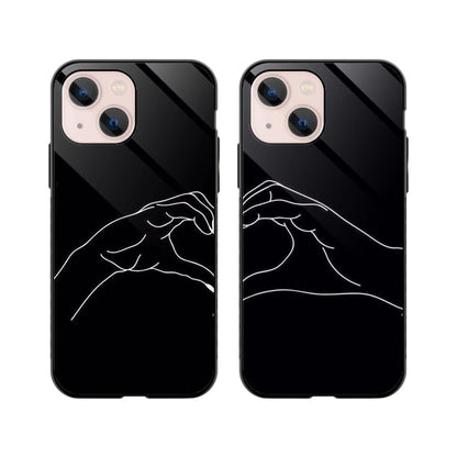 Hand Heart Couple Phone Cover