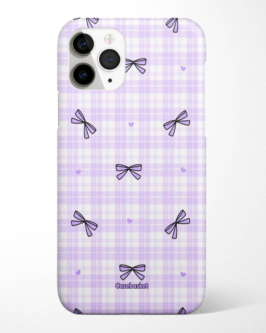Purple Ribbon Doodles Phone Cover