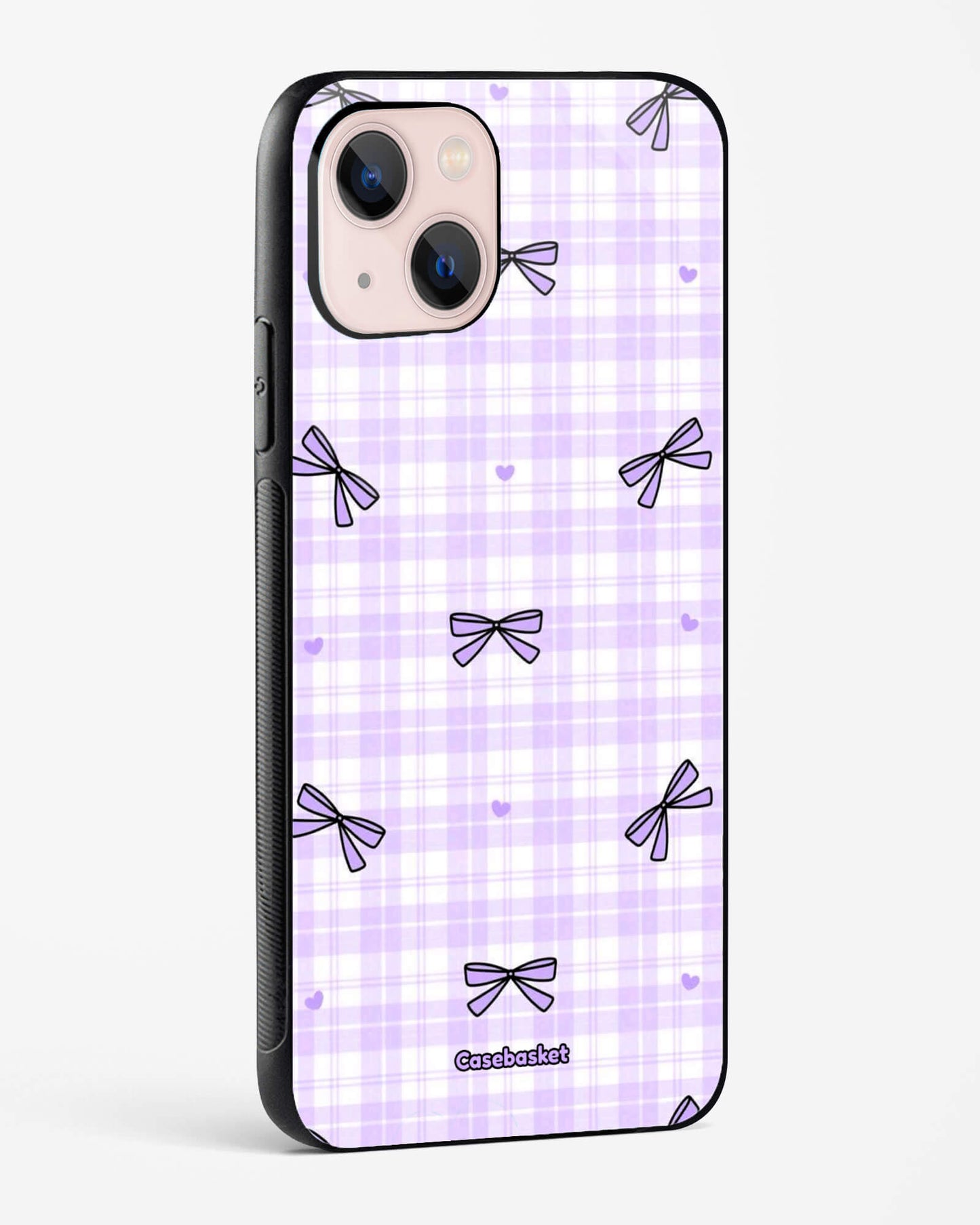 Purple Ribbon Doodles Phone Cover
