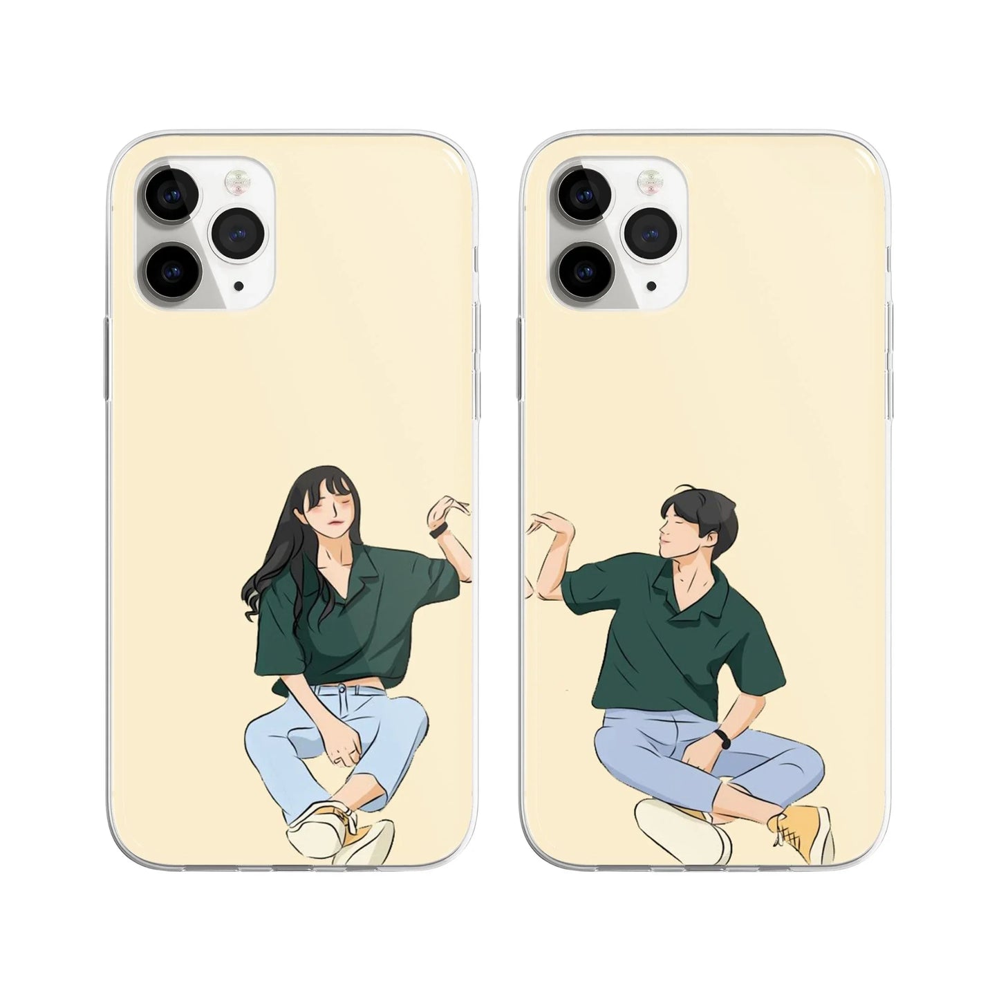 Heart Love Couple Phone Cover