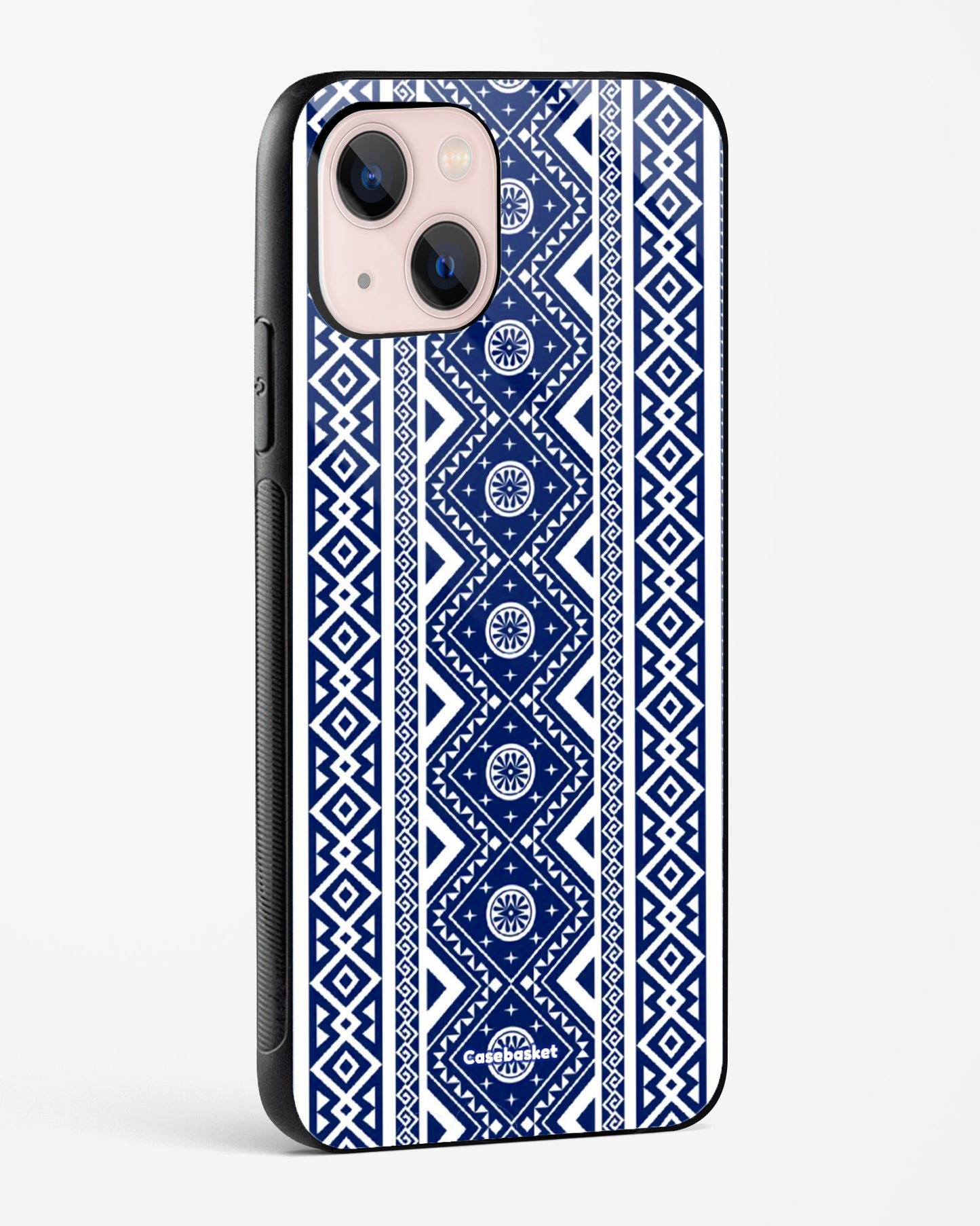 Saanjh Blue Glossy Phone Cover