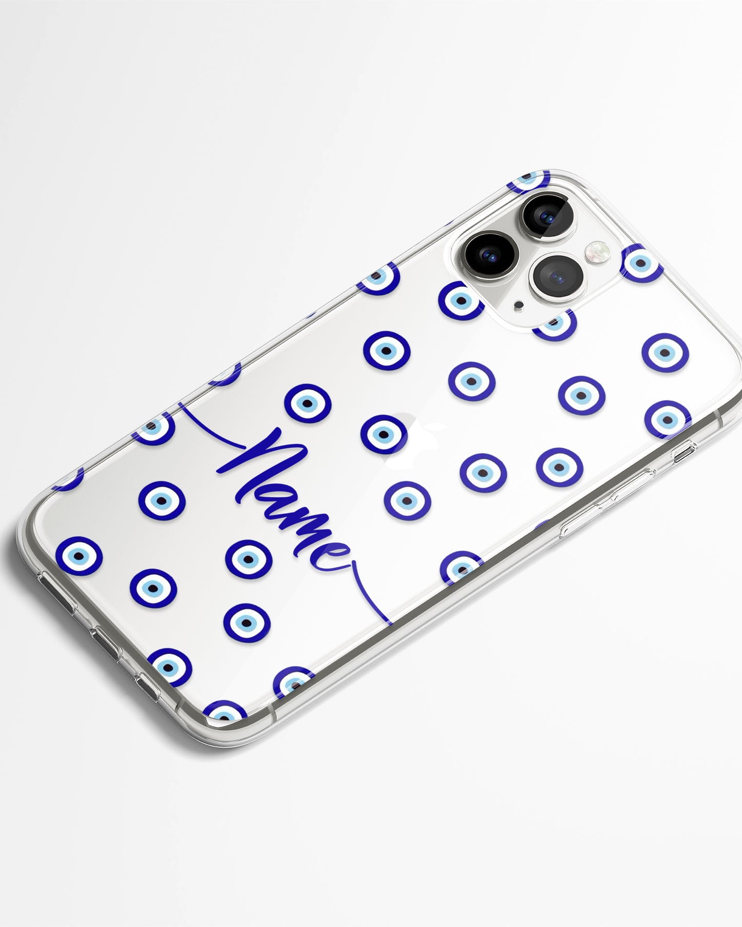 Evil Eye Shield Transparent Silicone Phone Cover