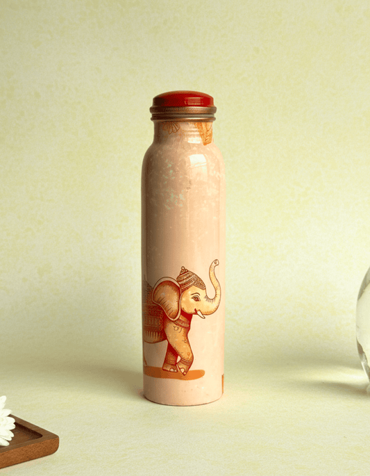 Elephant Grace Copper Bottle