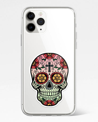 Mystic Skull Design Transparent Phone Cover