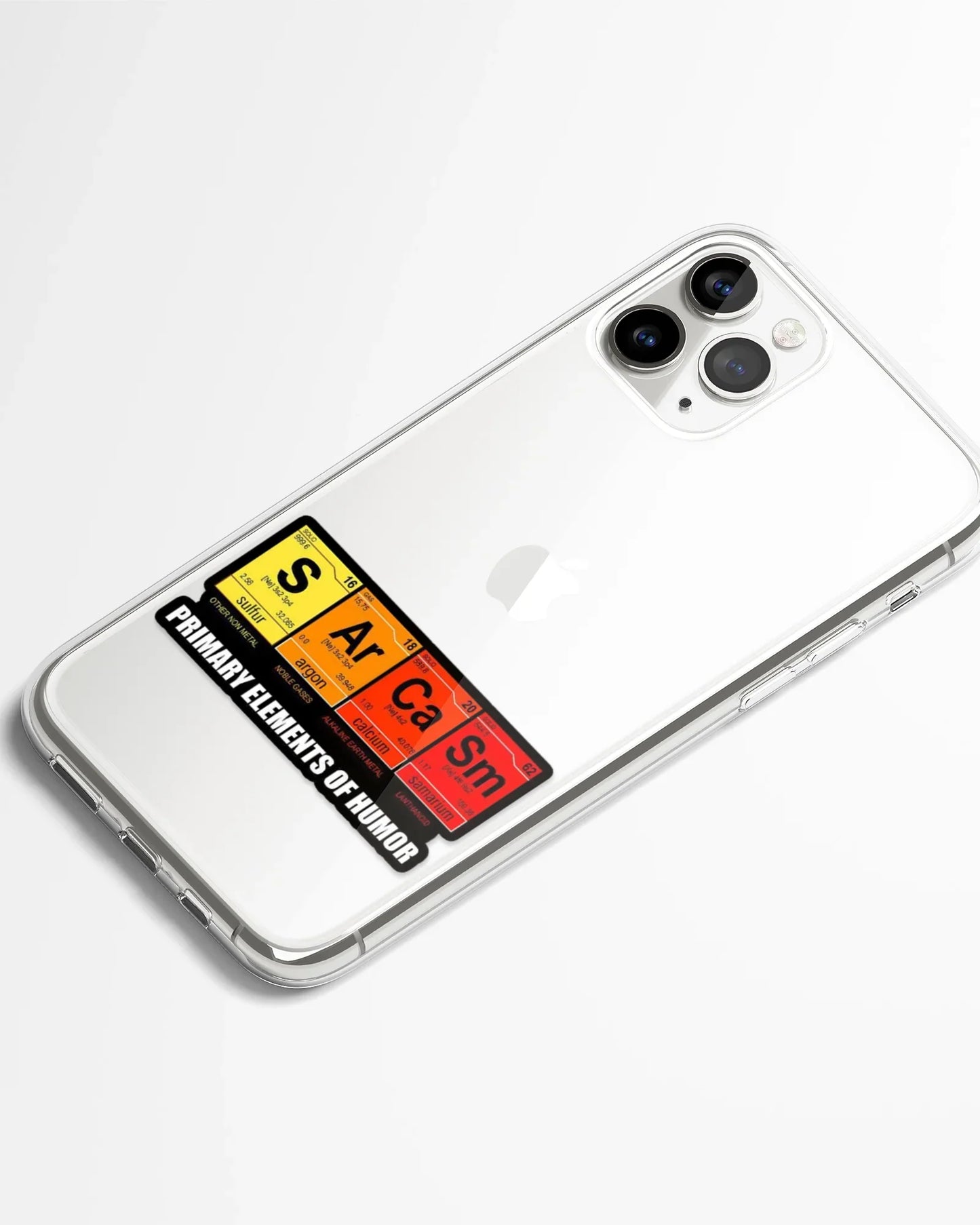 Sarcasm Elements Meme Transparent Phone Cover